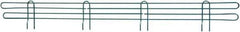 Eagle MHC - 42" Wide, 4 High, Open Shelving Accessory/Component - Steel with Epoxy Coating, 1/4" Deep, Use with Eagle MHC Shelving - USA Tool & Supply
