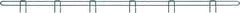Eagle MHC - 72" Wide, 1 High, Open Shelving Accessory/Component - Steel with Epoxy Coating, 1/4" Deep, Use with Eagle MHC Shelving - USA Tool & Supply