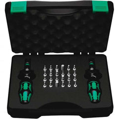 Wera - Torque Limiting Screwdrivers Type: Adjustable Torque Kit Minimum Torque (Nm): 0.30 - USA Tool & Supply