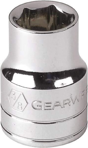 GearWrench - 5/16", 1/4" Drive, Standard Hand Socket - 6 Points, Alloy Steel, Full Polish Finish - USA Tool & Supply