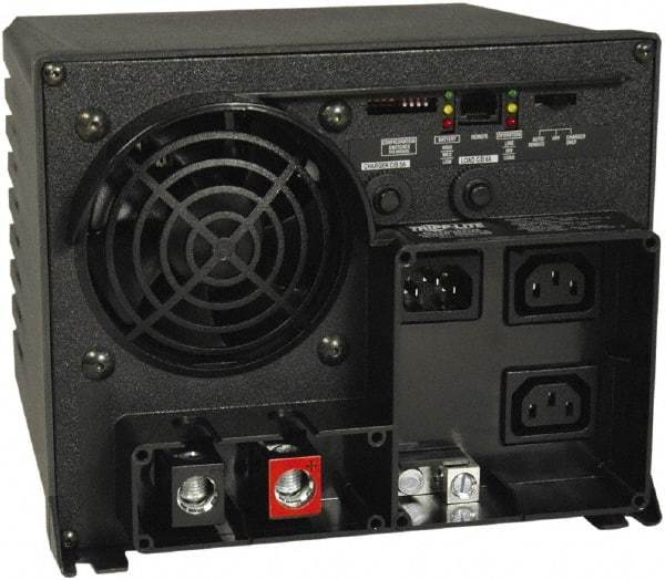 Tripp-Lite - Hardwire Connection, 12 VDC Input, 230 Output, 1,500 Peak Wattage, Surface Mount Power Inverter - 8-3/4" Wide x 7" Deep x 7" High, 750 Watt Continuous Output Power, Fan Cooled - USA Tool & Supply