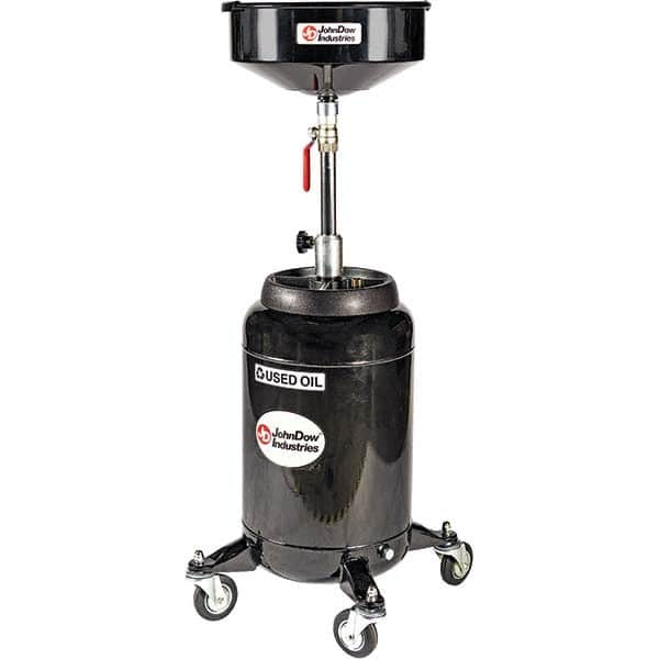 JohnDow - Oil Drain Containers Type: Oil Drain w/Casters Container Size: 16 Gal. - USA Tool & Supply