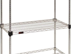 Eagle MHC - 60" Wide, 14 High, Open Shelving Accessory/Component - Zinc, Zinc Finish, Use with Eagle MHC Shelving - USA Tool & Supply