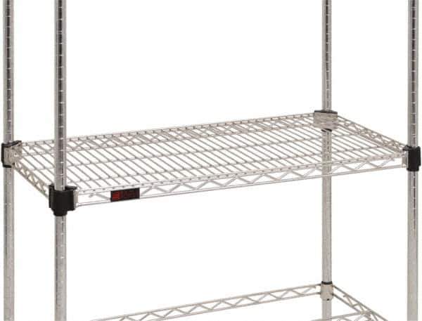 Eagle MHC - 60" Wide, 18 High, Open Shelving Accessory/Component - Stainless Steel, Stainless Steel Finish, Use with Eagle MHC Shelving - USA Tool & Supply