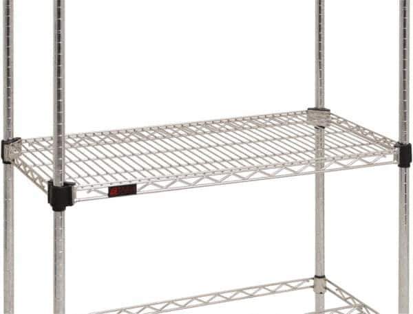 Eagle MHC - 42" Wide, 18 High, Open Shelving Accessory/Component - Zinc, Zinc Finish, Use with Eagle MHC Shelving - USA Tool & Supply