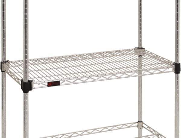 Eagle MHC - 30" Wide, 18 High, Open Shelving Accessory/Component - Stainless Steel, Stainless Steel Finish, Use with Eagle MHC Shelving - USA Tool & Supply
