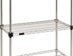 Eagle MHC - 24" Wide, 18 High, Open Shelving Accessory/Component - Zinc, Zinc Finish, Use with Eagle MHC Shelving - USA Tool & Supply