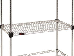 Eagle MHC - 30" Wide, 14 High, Open Shelving Accessory/Component - Stainless Steel, Stainless Steel Finish, Use with Eagle MHC Shelving - USA Tool & Supply
