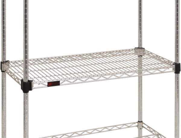 Eagle MHC - 54" Wide, 18 High, Open Shelving Accessory/Component - Stainless Steel, Stainless Steel Finish, Use with Eagle MHC Shelving - USA Tool & Supply