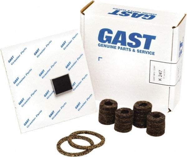 Gast - 10 Piece Air Compressor Repair Kit - For Use with Gast 0322/0522 Oil-Less Models - USA Tool & Supply