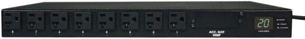 Tripp-Lite - 16 Outlets, 120 VAC20 Amps, 12' Cord, Power Outlet Strip - Rack Mount, 5-15/20R NEMA Configuration, 19" Strip - USA Tool & Supply