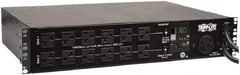 Tripp-Lite - 25 Outlets, 120 VAC30 Amps, 12' Cord, Power Outlet Strip - Rack Mount, 5-15/20R NEMA Configuration, 19" Strip - USA Tool & Supply
