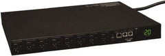 Tripp-Lite - 16 Outlets, 120 VAC20 Amps, 10' Cord, Power Outlet Strip - Rack Mount, 5-15/20R NEMA Configuration, 19" Strip - USA Tool & Supply