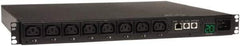 Tripp-Lite - 8 Outlets, 200/240 Volts, 20 Amps, 12' Cord, Power Outlet Strip - Rack Mount, 5-15/20R NEMA Configuration, 19" Strip - USA Tool & Supply