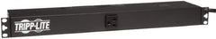 Tripp-Lite - 13 Outlets, 120 VAC20 Amps, 15' Cord, Power Outlet Strip - Rack Mount, 5-15/20R NEMA Configuration, 19" Strip - USA Tool & Supply