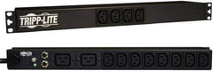 Tripp-Lite - 14 Outlets, 100/240 Volts, 20 Amps, 10' Cord, Power Outlet Strip - Rack Mount, C13/C20 NEMA Configuration, 19" Strip - USA Tool & Supply