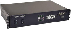 Tripp-Lite - 19 Outlets, 208 Volts, 30 Amps, 12' Cord, Power Outlet Strip - Rack Mount, 5-15/20R NEMA Configuration, 19" Strip - USA Tool & Supply
