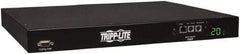 Tripp-Lite - 10 Outlets, 200/240 Volts, 20 Amps, 12' Cord, Power Outlet Strip - Rack Mount, 5-15/20R NEMA Configuration, 19" Strip - USA Tool & Supply
