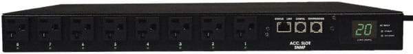 Tripp-Lite - 16 Outlets, 120 VAC20 Amps, 12' Cord, Power Outlet Strip - Rack Mount, 5-15/20R NEMA Configuration, 19" Strip - USA Tool & Supply