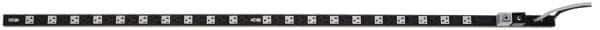 Tripp-Lite - 40 Outlets, 120 VAC20 Amps, 10' Cord, Power Outlet Strip - Rack Mount, 5-15/20R NEMA Configuration, 70" Strip - USA Tool & Supply