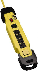 Tripp-Lite - 6 Outlets, 120 VAC15 Amps, 9' Cord, Power Outlet Strip - Keyhole, Tab Mount, 5-15 NEMA Configuration, 15.9" Strip - USA Tool & Supply