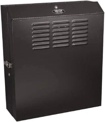 Tripp-Lite - 23-1/2" Overall Width x 5" Rack Height x 17-1/2" Overall Depth Data Cable Enclosure - 200 Lb Capacity, Black - USA Tool & Supply