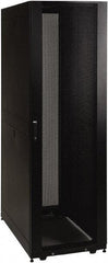 Tripp-Lite - 23.63" Overall Width x 42" Rack Height x 43" Overall Depth Data Cable Enclosure - 3,000 Lb Capacity, Black - USA Tool & Supply