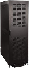 Tripp-Lite - 23.63" Overall Width x 42" Rack Height x 43" Overall Depth Data Cable Enclosure - 3,000 Lb Capacity, Black - USA Tool & Supply