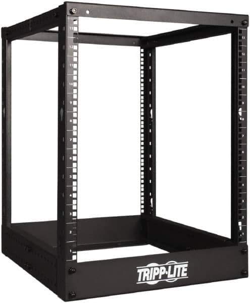 Tripp-Lite - Electrical Enclosure Steel Equipment Rack - For Use with Network Equipment, EIA-310-D Compliant/IEC 60297-3-100/RoHS Compliant, Includes Installation Guide & Mounting Hardware - USA Tool & Supply