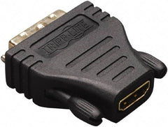 Tripp-Lite - Cable Adapter - HDMI Male Connector, Black, Use with Cabling and Video Applications - USA Tool & Supply