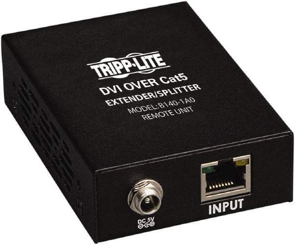 Tripp-Lite - Active Extender - RJ45 Connector, Black, Use with Cabling and Video Applications - USA Tool & Supply