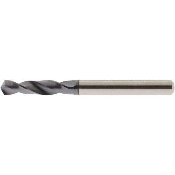 Accupro - #44 118° Spiral Flute Solid Carbide Screw Machine Drill Bit - USA Tool & Supply