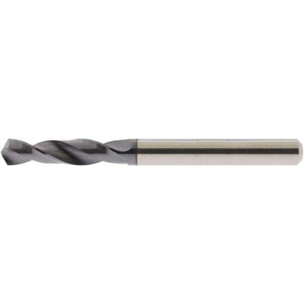 Accupro - #18 118° Spiral Flute Solid Carbide Screw Machine Drill Bit - USA Tool & Supply