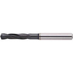 Accupro - 1/2" 135° Spiral Flute Solid Carbide Screw Machine Drill Bit - USA Tool & Supply