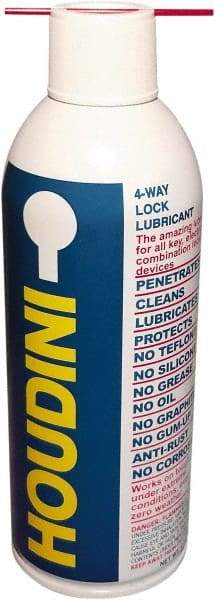 Made in USA - 11 oz Aerosol Can Automotive Lock Lubricant - Proprietary Formula - USA Tool & Supply