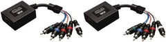 Tripp-Lite - Component Video with Stereo Audio Extender Kit - 4 Ports - USA Tool & Supply