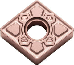 Kyocera - CNMG433 KH Grade CA310 Carbide Turning Insert - TiCN/Al2O3 Finish, 80° Diamond, 1/2" Inscr Circle, 3/16" Thick, 3/64" Corner Radius - USA Tool & Supply