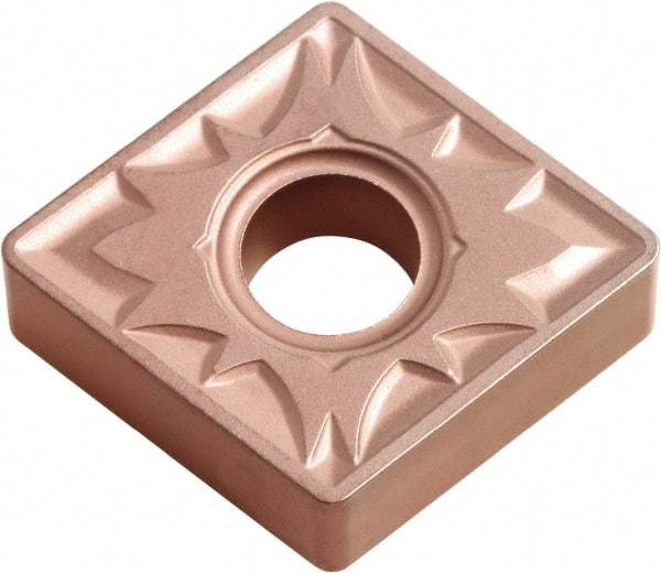 Kyocera - CNMG432 ZS Grade CA315 Carbide Turning Insert - TiCN/Al2O3 Finish, 80° Diamond, 1/2" Inscr Circle, 3/16" Thick, 1/32" Corner Radius - USA Tool & Supply