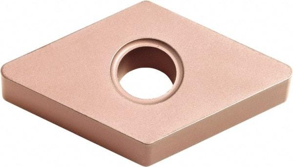 Kyocera - DNMA441 NONE Grade CA310 Carbide Turning Insert - TiCN/Al2O3 Finish, 55° Diamond, 1/2" Inscr Circle, 1/4" Thick, 1/64" Corner Radius - USA Tool & Supply