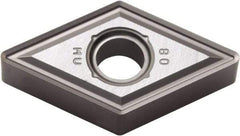 Kyocera - DNMG431 MU Grade PR015S Carbide Turning Insert - Megacoat Hard Finish, 55° Diamond, 1/2" Inscr Circle, 3/16" Thick, 1/64" Corner Radius - USA Tool & Supply