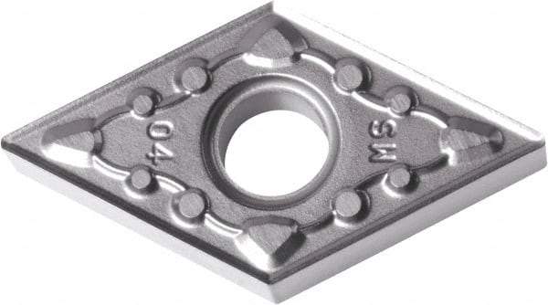 Kyocera - DNMG432 MS Grade PR015S Carbide Turning Insert - Megacoat Hard Finish, 55° Diamond, 1/2" Inscr Circle, 3/16" Thick, 1/32" Corner Radius - USA Tool & Supply