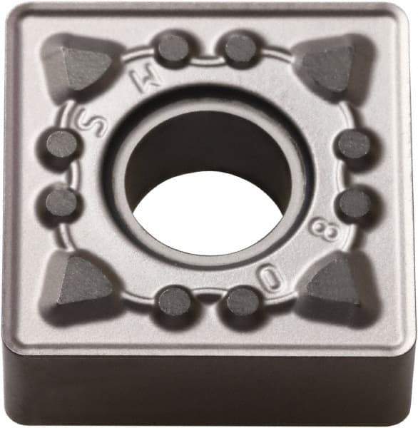 Kyocera - SNMG433 MS Grade PR015S Carbide Turning Insert - Megacoat Hard Finish, 90° Square, 1/2" Inscr Circle, 3/16" Thick, 3/64" Corner Radius - USA Tool & Supply