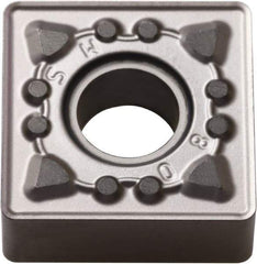 Kyocera - SNMG433 MS Grade PR015S Carbide Turning Insert - Megacoat Hard Finish, 90° Square, 1/2" Inscr Circle, 3/16" Thick, 3/64" Corner Radius - USA Tool & Supply