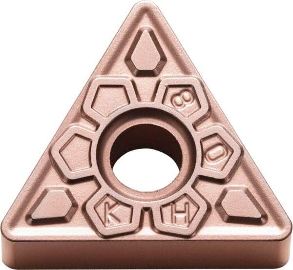 Kyocera - TNMG333 KH Grade CA315 Carbide Turning Insert - TiCN/Al2O3 Finish, 60° Triangle, 3/8" Inscr Circle, 3/16" Thick, 3/64" Corner Radius - USA Tool & Supply