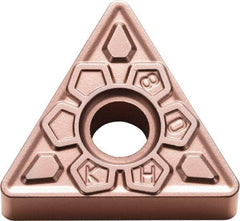 Kyocera - TNMG333 KH Grade CA315 Carbide Turning Insert - TiCN/Al2O3 Finish, 60° Triangle, 3/8" Inscr Circle, 3/16" Thick, 3/64" Corner Radius - USA Tool & Supply
