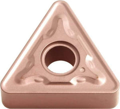 Kyocera - TNMG333 PH Grade CA320 Carbide Turning Insert - TiCN/Al2O3 Finish, 60° Triangle, 3/8" Inscr Circle, 3/16" Thick, 3/64" Corner Radius - USA Tool & Supply