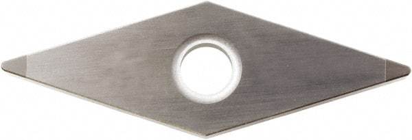 Kyocera - VNGA332 ME Grade KBN05M CBN Turning Insert - Megacoat Finish, 35° Diamond, 3/8" Inscr Circle, 3/16" Thick, 1/32" Corner Radius - USA Tool & Supply
