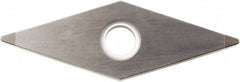 Kyocera - VNGA331 ME Grade KBN05M CBN Turning Insert - Megacoat Finish, 35° Diamond, 3/8" Inscr Circle, 3/16" Thick, 1/64" Corner Radius - USA Tool & Supply