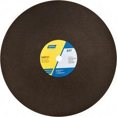 Norton - 20" Aluminum Oxide Cutoff Wheel - 5/32" Thick, 1" Arbor - USA Tool & Supply