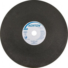 Norton - 24" Aluminum Oxide Cutoff Wheel - 7/32" Thick, 1-3/4" Arbor - USA Tool & Supply